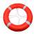 防溺水船用实心救生圈户外游泳成人应急防汛儿童救生绳塑料 25KG海事检验圈（CCS证书）