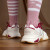 阿迪达斯（adidas）neo老爹鞋男鞋女鞋2024夏季新款跑步鞋低帮运动鞋轻便休闲鞋子 ID3572米白紫红 44