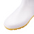 白色食品靴高筒水食品鞋耐油耐酸碱雨靴 PVC高密度防磨雨靴耐滑厨房鞋 低筒28cm 42