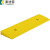 康迪普 塑料斜坡垫 49*13*13cm马路牙子台阶垫橡胶路沿坡门槛斜坡垫汽车坡爬   黄