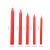 应急防灾蜡烛家用无烟无味停电照明备用地震紧急生存应急防风蜡烛 1.4*17cm-红色-10支