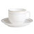 卡蔓派欧式咖啡杯碟创意简约酒店餐厅纯白描金奶茶杯陶瓷咖啡杯子可定制 中号咖啡杯单杯