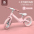 多贝卡儿童平衡车无脚踏2-3-6岁宝宝滑行车玩具车自行单车学步滑步车 12寸红色(尼龙玻 纤-充气轮)送气