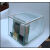 金晶超白侧滤鱼缸 定制背滤缸过滤鱼缸 小型鱼缸带盖子 120*50*50 12mm厚度（不上