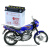 免维护三轮踏板125摩托车水电瓶蓄电池12V弯梁助力车通用 YB5L-B2