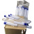 定制适用于实验采样棉签拭子木杆塑料管脱落细胞植绒收集盒装100 蓝盖植绒单支