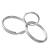 FACEMINI CJ-374钥匙圈环不锈钢扁圈铁圈加厚圆环 1 2套35mm双圈(10个)