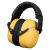OEMG隔音耳罩降音睡觉专业防噪音学生睡眠用学习工业耳机神器 头箍（加强版）：黄色