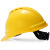驭舵梅思安豪华型安全帽工地施工领导建筑工程头盔透气男 黄色 透气ABS超爱戴