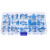 嘉博森蓝色磁片瓷介维修电子元件混装套件10种100个高压瓷片电容袋装