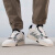 阿迪达斯（adidas）男鞋官方三叶草 2024夏季新款低帮潮流运动鞋防滑休闲板鞋子男 米白-黑/潮流板鞋/晒图返10【元 41 （内长255mm）