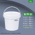乳胶漆储存罐保存桶包装罐油漆涂料分装瓶密封小桶2/4/6L升公斤kg 2L塑料桶白色2个