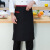 豫之韵（三件装） 厨师围裙男士女餐厅酒店短款围腰厨房咖啡厅防污工作黑色半身围裙 冰淇淋图案