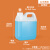 水杉2L方桶-半透明配透气盖塑料桶加厚化工试剂样品实验室防胀气 S