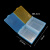 冰禹 BT-105 塑料温度体温计消毒盒 浸泡干燥一体式收纳盒 黄盖+蓝盖配蓝底 