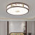 欧普源兴新中式吸顶灯客厅灯全铜实木LED中国风金丝檀木家用灯具 圆- 直径45cm 三色