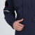 久臻 YSF220 长袖工作服套装 工厂车间耐磨劳保服 藏青色 190码 