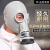 面具全面罩工业化工气体喷漆农药消防有机蒸汽全密封 皮脸面具+0.5米导气管+7号滤毒罐
