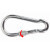 卡英 安全钩 葫芦钩弹簧扣保险钩子绳索链子钥匙钩9厘米（5个1组）1组价