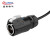 凌科LP-24工业防水hdmi航空插头连接器 投影仪显示器视频高清线材 LP24型HDMI插座(黑色)