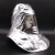 定制铝箔耐高温隔热头套炼钢厂铝厂1000度防护面罩消防披肩帽 铝箔头罩透明面屏