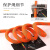 高空作业安全绳国标耐磨套装户外安装空调作业保险登山绳子带挂钩 RL162直径12mm橘色10米