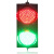 2300浙江省型LED交通信号灯地磅闸道驾校红绿灯指示灯装饰灯 300型双灯手动