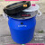 CLCEY有机肥发酵桶级家用庭院厨余堆肥沤肥桶垃圾堆肥带过滤网 H22蓝120斤带排气阀+龙头+2层过