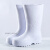 耐磨高筒棉靴白色食品靴 耐油耐酸食品厂厨房保暖雨靴EVA胶鞋工业品 高度8cm左右：白色(牛筋底-不加棉) 46
