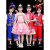 枫香谷三月三民族服装 男童少数儿童56个苗族壮族傣族舞蹈演出服夏季女 K23082红色:头g饰+上衣+裙子 130cm
