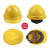 MSA梅思安 V-Gard500 豪华型安帽ABS PE 超爱戴一指键帽衬带孔 ABS 一指键 红色 带孔 10146686