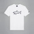 PAUL&SHARK鲨鱼男士T恤 春夏季男款纯色圆领鲨鱼图案短袖上衣 白色22411073 010 S