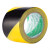 PVC黄黑警示胶带黑黄一米线斑马线警戒带隔离带彩色地标贴线地贴 绿色【宽6cm*长33米】