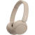 索尼（SONY） WH-CH520 无线蓝牙贴耳式耳机 带麦克风 50小时续航 快速充电 Beige CH520