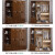 匠乘胡桃木实木衣柜对开门四五六门现代中式卧室可加顶大衣橱1503#9