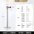 金柯 一米线栏杆 隔离带伸缩带 U型铸铁底 1根2米拉带 礼宾杆 警戒线警示柱伸缩围栏护栏 不锈钢色