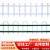 锌钢草坪护栏市政绿化带隔离栏栅栏户外花园园林铁艺围栏防护栏杆 PVC草坪高度30cm/每米