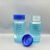 透明GL80蓝盖玻璃试剂瓶1000ml广口瓶蓝盖瓶化学实验瓶大口分装瓶 透明1000ml 普料玻璃