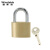 稳斯坦 铜锁黄铜挂锁 32mm短梁通开 箱锁柜子锁小锁头电力表箱锁小铜锁 WJL98