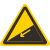 帝阔90直径交通标识牌圆牌三角牌铝槽现货警示牌路标指示标志不锈钢版 下陡坡90cm