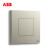 ABB轩致框开关插座空白面板AF504-CS;10183601 AF504-CS