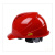 山头林村安全帽工地 国标施工玻钢加厚V型透气ABS高强度劳保夏太阳能风扇 23新款欧式透气(新款旋钮)红色