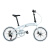 OIMG折叠车自行车变速20寸折叠自行车超轻便携铝合金变速男女成人公路 黑色 20吋辐条轮（ 10速 20英吋