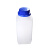 塑料蓝盖方瓶防盗盖塑料瓶试剂瓶样品瓶60/100/250/500/650/1000 250ml10个