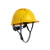 HKFZ安全帽工地男ABS建筑工地加厚施工电工透气盔国标领导监理定制 蓝色
