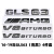 猛速（MIXSUPER）奔驰GLS63车标 GLS400D 350 GLS450 GLS580改装黑色后尾标 侧标志 16-19年GLS63亮黑4件套