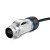 BD-24防水HDMI高清显示器视频传输阻燃航空插头插座连接器 BD24型HDMI塑胶插头