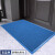 地毯入户门垫室外防滑商用地垫PVC丝圈防水脚垫环保金 宝蓝[牛筋底背安 120 x 250cm