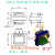EE19 EE13电蚊拍专用变压器 配件 高频变压器线圈匝数可定制 EE15(4+2)1300T