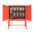 适用一级配电柜建筑工地临时工程用二级三级室外防雨动力柜成套配 桔色